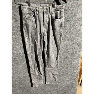 Rag & Bone Jeans Womens 26 Gray Acid Wash Mid Rise Skinny Stretch Denim Pants